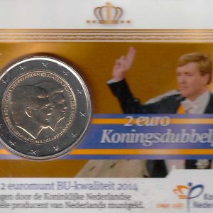 2014 Olanda € 2 Card 1° anno di Regno Re Alexsander