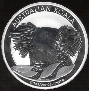 2014 Australia 1/2 Oncia Koala
