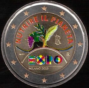 2015 Italia € 2 Expo Colore