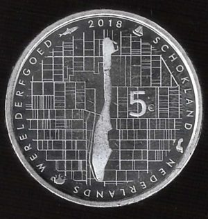 2018 Olanda € 5 SCHOKLAND - L'isola