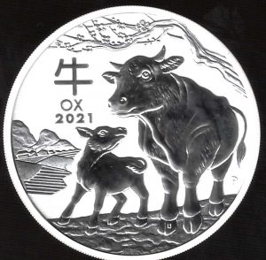 2021 Australia 2 once Lunar III Bue