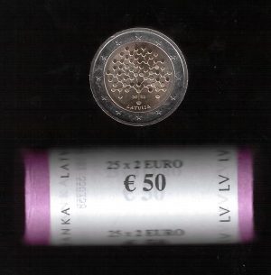 2022 Lettonia € 2 100° della Banca Lettone