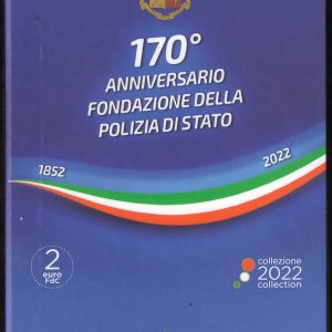 2022 Italia € 2 170° della Fondazione della Polizia di Stato in Card