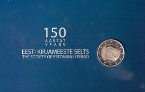 2022 Estonia € 2 Scrittori Card