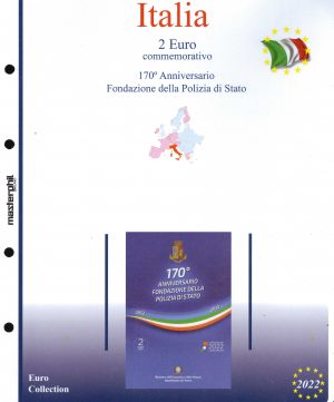 2022 Italia 170 Anniversario Polizia di Stato Aggiornamento Masterphil