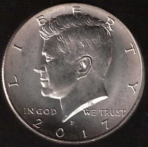 2017 USA Mezzo Dollaro Kennedy zecca P
