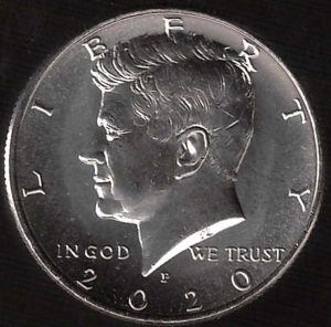 2020 USA Mezzo Dollaro Kennedy zecca P