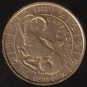 2021 San Marino € 5 Segni Zodiacali - Capricorno
