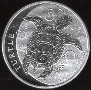 2022 Niue 1 oncia Tartaruga