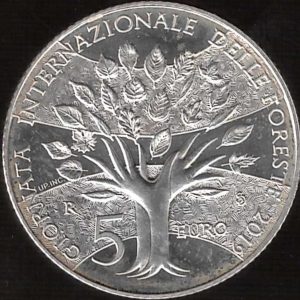 2019 San Marino € 5 G. M. Foreste moneta singola