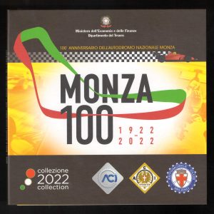 2022 Italia divisionale 9 valori FdC Autodromo di Monza