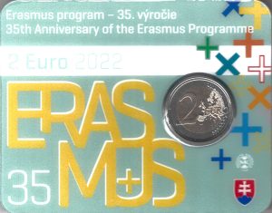 2022 Slovacchia € 2 Programma Erasmus Card