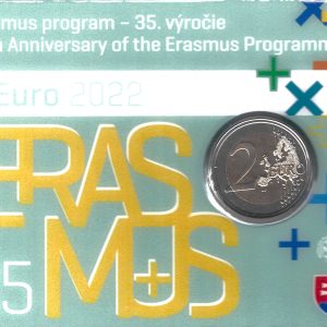2022 Slovacchia € 2 Programma Erasmus Card