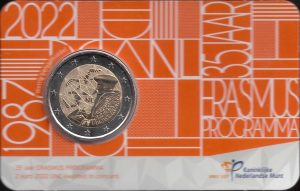 2022 Olanda € 2 Programma Erasmus Card