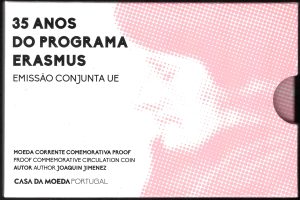2022 Portogallo € 2 Programma Erasmus Fondo specchio