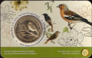 2022 Belgio € 2 e 1/2 Salvaguardia della Fauna Card Olanda