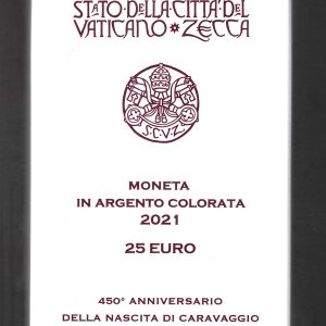 2021 Vaticano € 25 Caravaggio