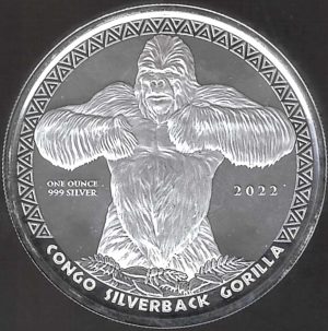 2022 Congo 1 oncia Gorilla