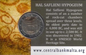 2022 Malta € 2 Ipogeo Card