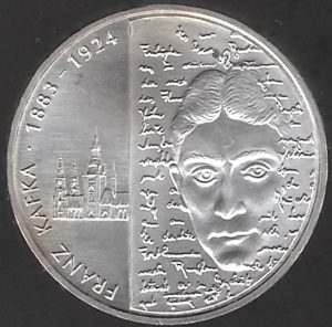2008 Germania € 10 Argento Franz Kafka