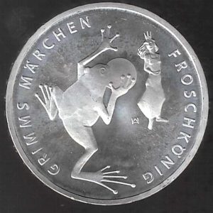2018 Germania € 20 Argento Principe Ranocchio