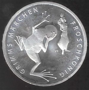 2018 Germania € 20 Argento Principe Ranocchio