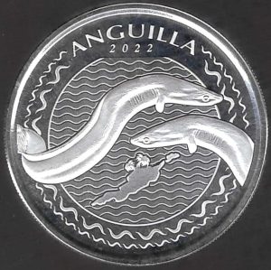 2022 Caraibi 1 oncia Anguilla