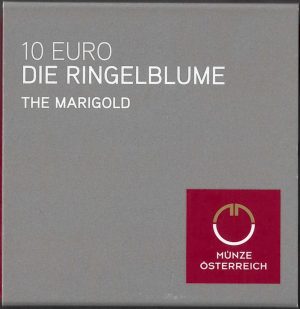 2022 Austria € 10 La Calendula Fondo Specchio