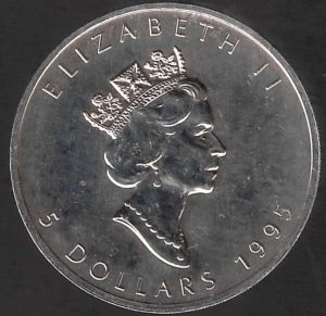 1995 Canada 1 Oncia Foglia D'acero