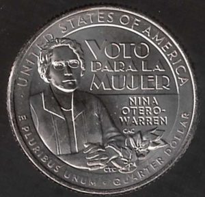 USA Serie Donne 2022 Nina Otero Warren zecca P