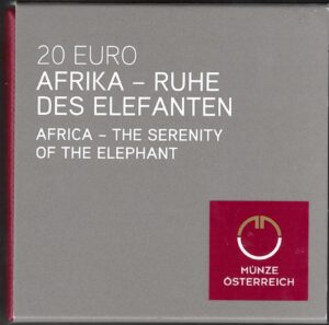 2022 Austria € 20 Elefante Proof
