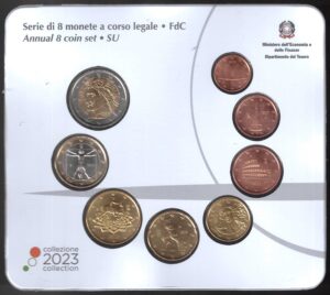 2023 Italia divisionale 8 valori - immagine 2