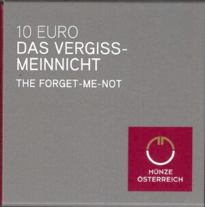 2023 Austria € 10 Non Ti Scordar di Me Fondo Specchio
