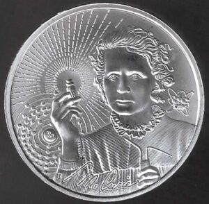 2023 Niue 1 oncia M. Curie