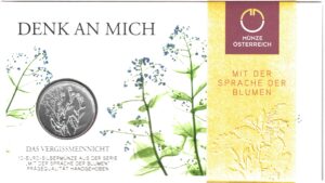 2023 Austria € 10 argento Non ti scordar di me in blister