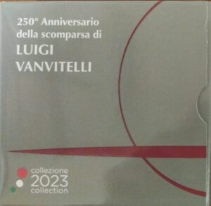 2023 Italia € 5 Vanvitelli FdC Argento