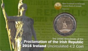 2016 Irlanda € 2 Rivolta in blister