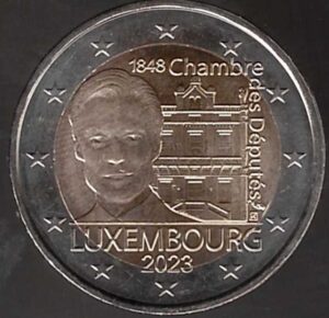 2023 Lussemburgo € 2 Camera dei deputati
