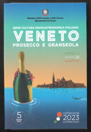 2023 Italia € 5 Veneto - Prosecco e Granseola