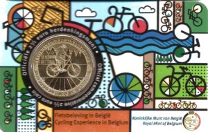 2023 Belgio € 2 e 1/2 Ciclismo Card descrizione casuale