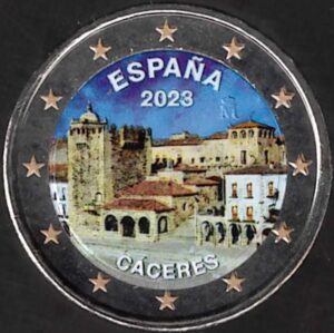 2023 Spagna € 2 Caceres Colore