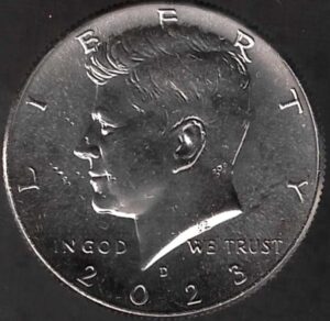 2023 USA Mezzo Dollaro Kennedy zecca D