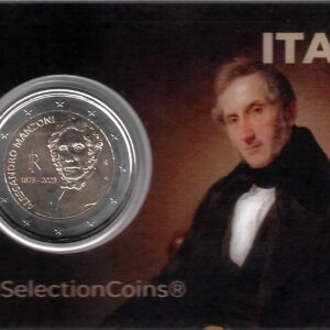 2023 Italia € 2 150° anniversario della scomparsa di Alessandro Manzoni in Card PSC
