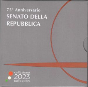 2023 Italia € 5 75° anniversario Senato della Repubblica
