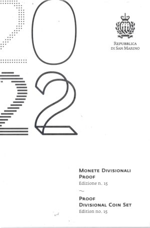 2022 San Marino Serie Zecca Fondo Specchio