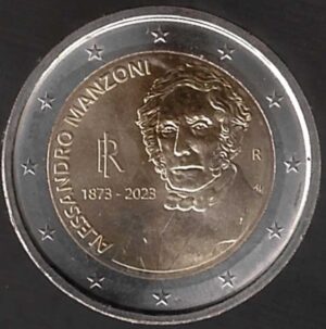 2023 Italia € 2 150° anniversario della scomparsa di Alessandro Manzoni