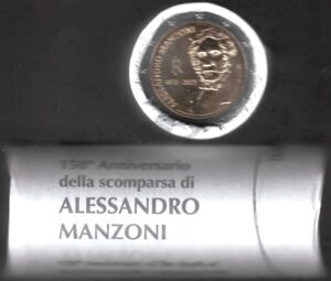 2023 Italia € 2 150° anniversario della scomparsa di Alessandro Manzoni Rotolino