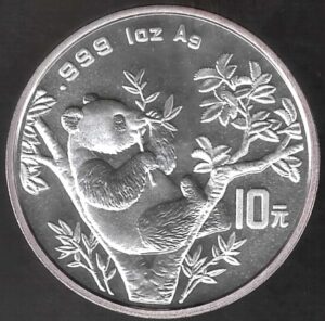 1995 Cina 1 Oncia Panda
