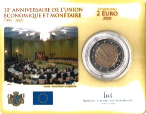 2009 Lussemburgo € 2 EMU Card B.U.