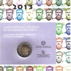2013 Grecia 2€ Platone in coincard